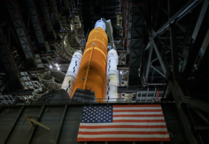 Read more about the article NASA Returns The Space Launch System To The Pad After Repairs