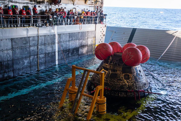 A Closer Look At The Orion Spacecraft After Its Mission