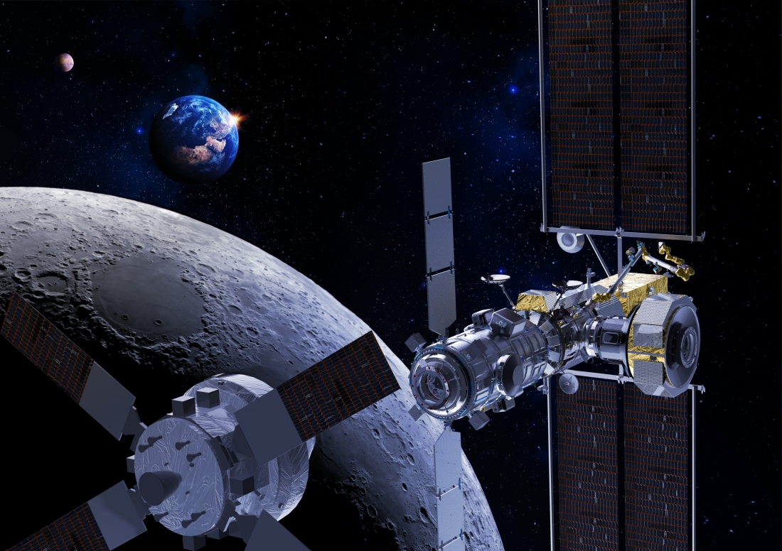 Physical Progress On The Future Moon Space Station Gateway